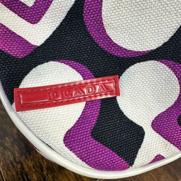 Prada Sport Canvas Barrel Bag Abstract Print - Picture 5 of 16